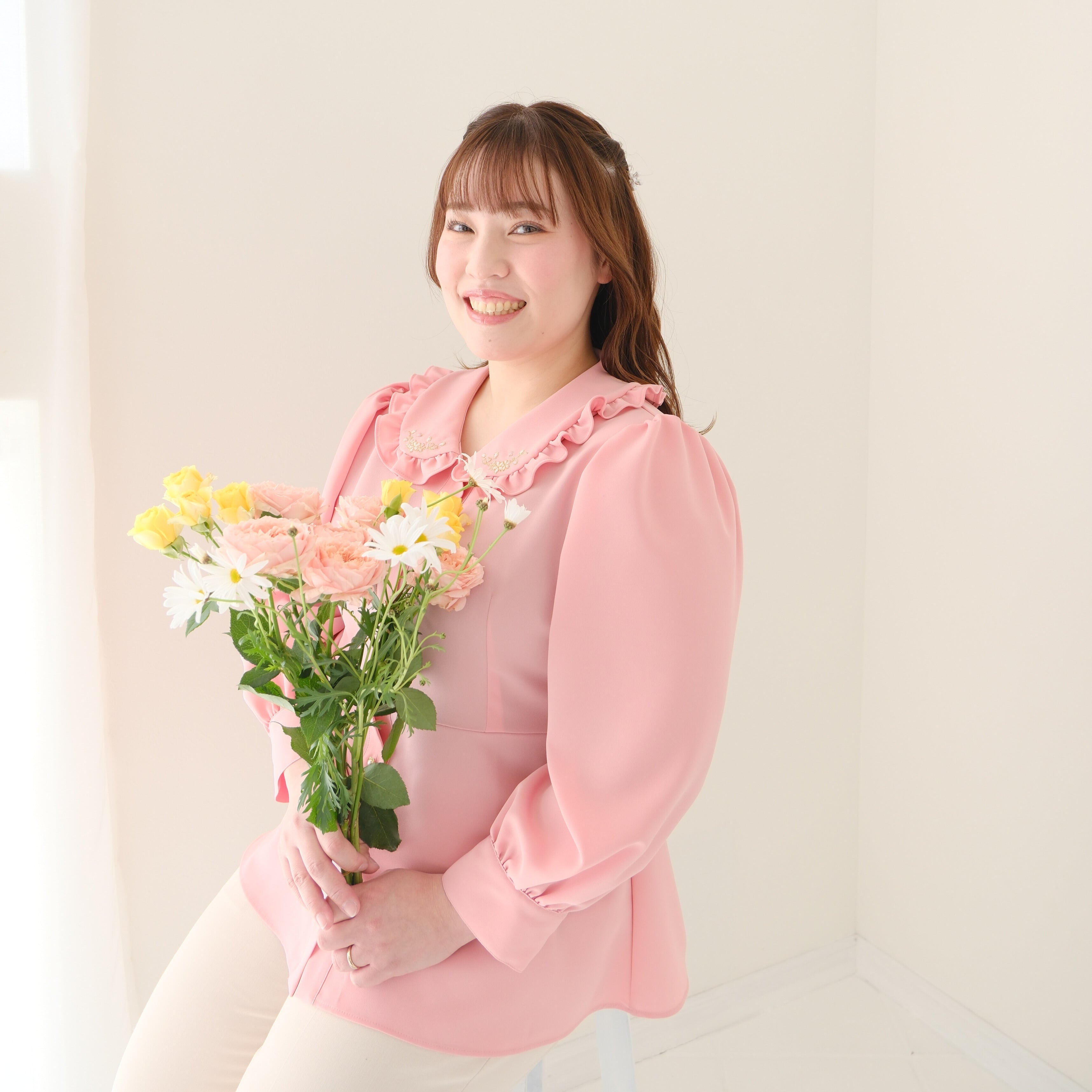 Sakura Bloomフリルブラウス